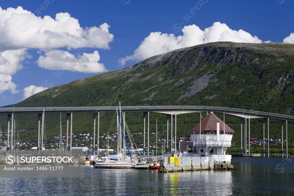 Bridge across the sea, Tromso Bridge, Tromso, Toms County, Nord-Norge, Norway