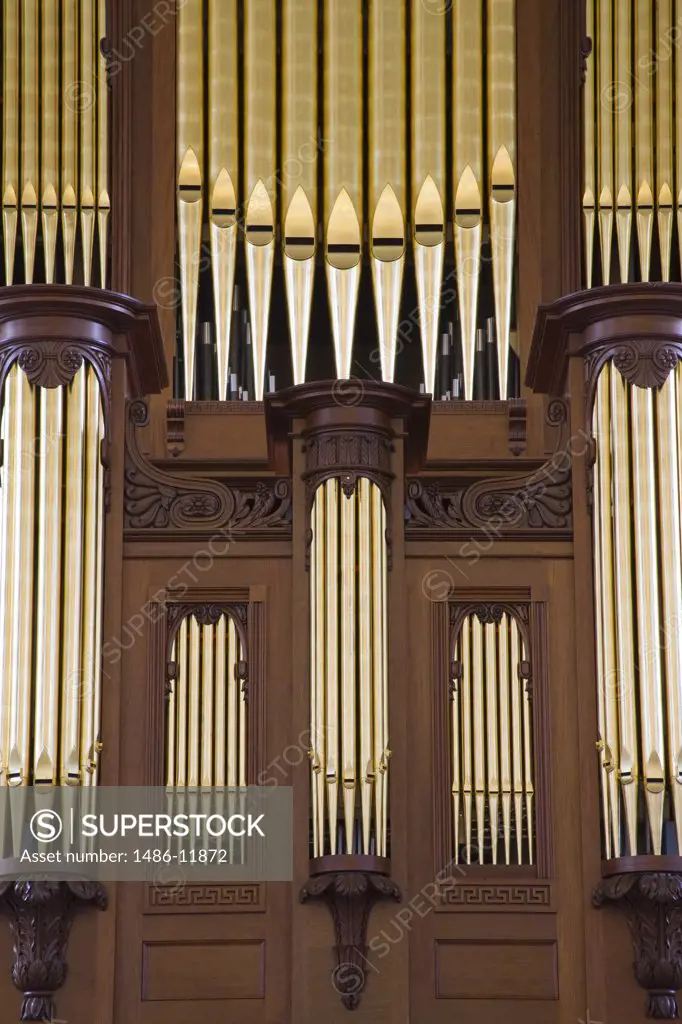 Pipe organ in a church, Christ Church Cathedral, Waterford, County Waterford, Munster Province, Republic of Ireland