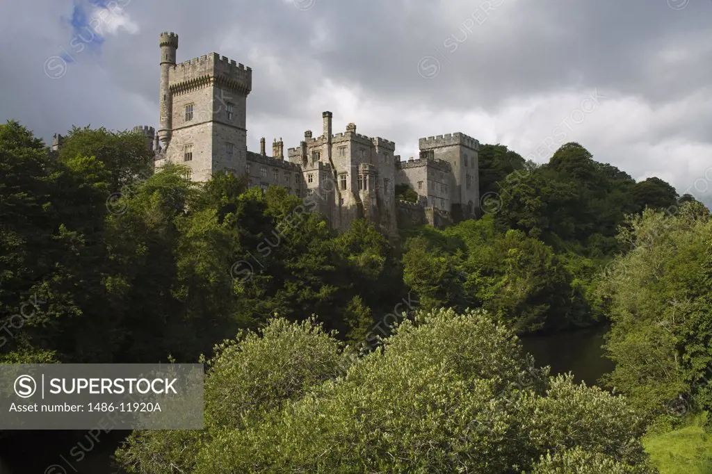Low angle view of a castle, Lismore Castle, Lismore, County Waterford, Munster Province, Ireland