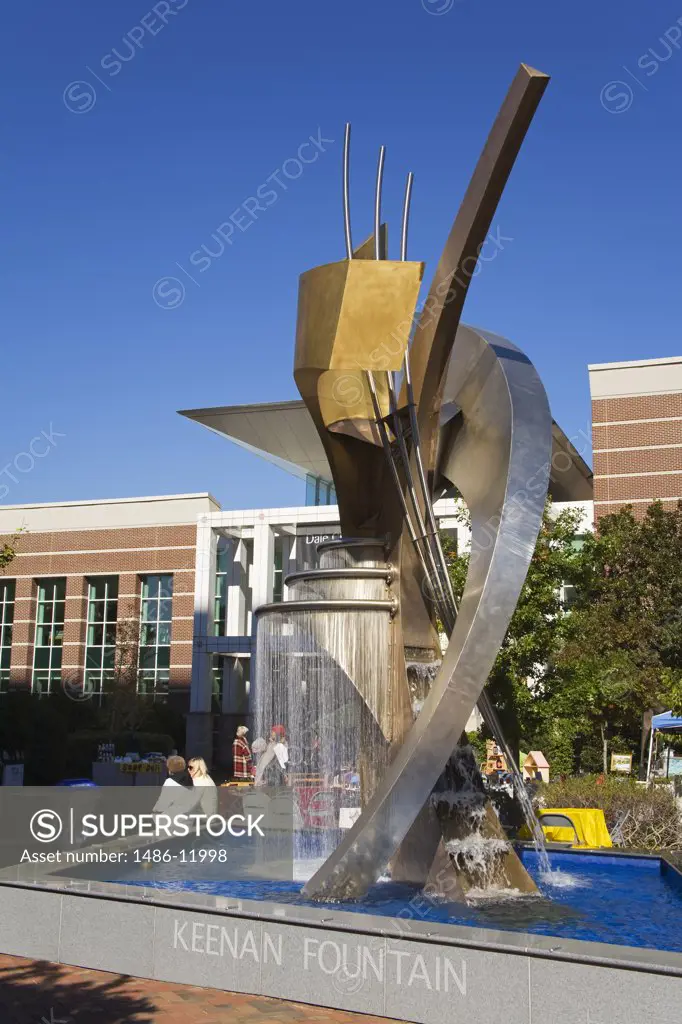 Keenan Fountain in Boyd Plaza, Columbia, South Carolina, USA
