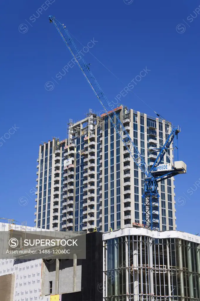 Skyscraper Construction, Charlotte, North Carolina, USA