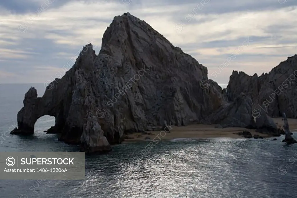 Rock formations in the sea, Land's End, Cabo San Lucas, Baja California, Mexico