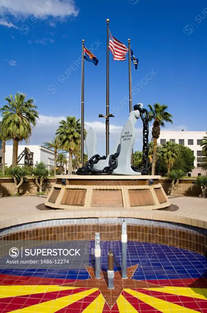 U.S.S Arizona Memorial, State Capitol Mall, Phoenix, Arizona, USA