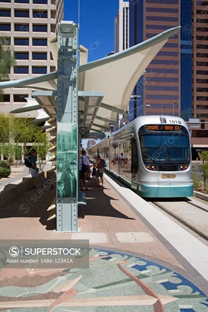1st Avenue & Jefferson Station, Metro Light Rail, Phoenix, Arizona, USA
