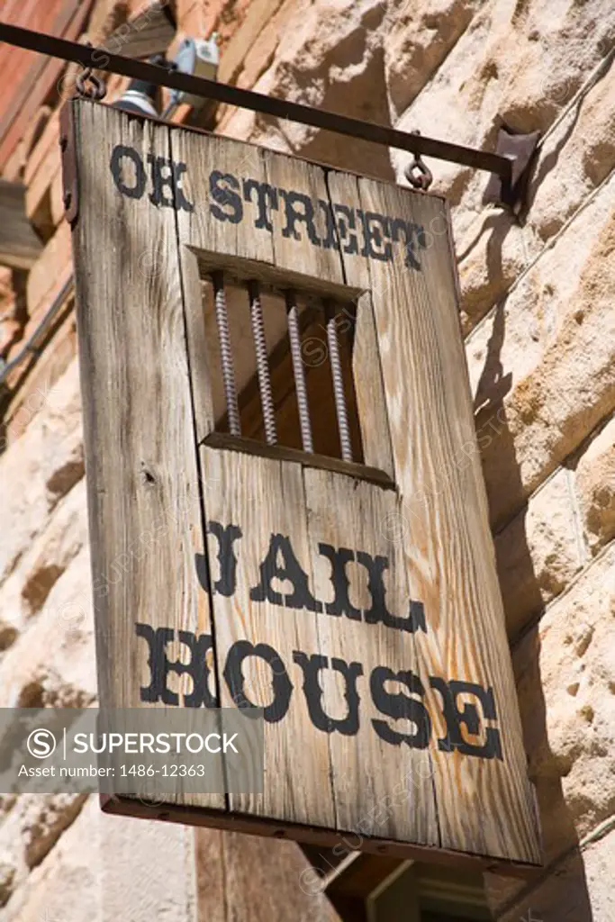 Old Jail House in Brewery Gulch, Bisbee Mining Town, Cochise County, Arizona, USA