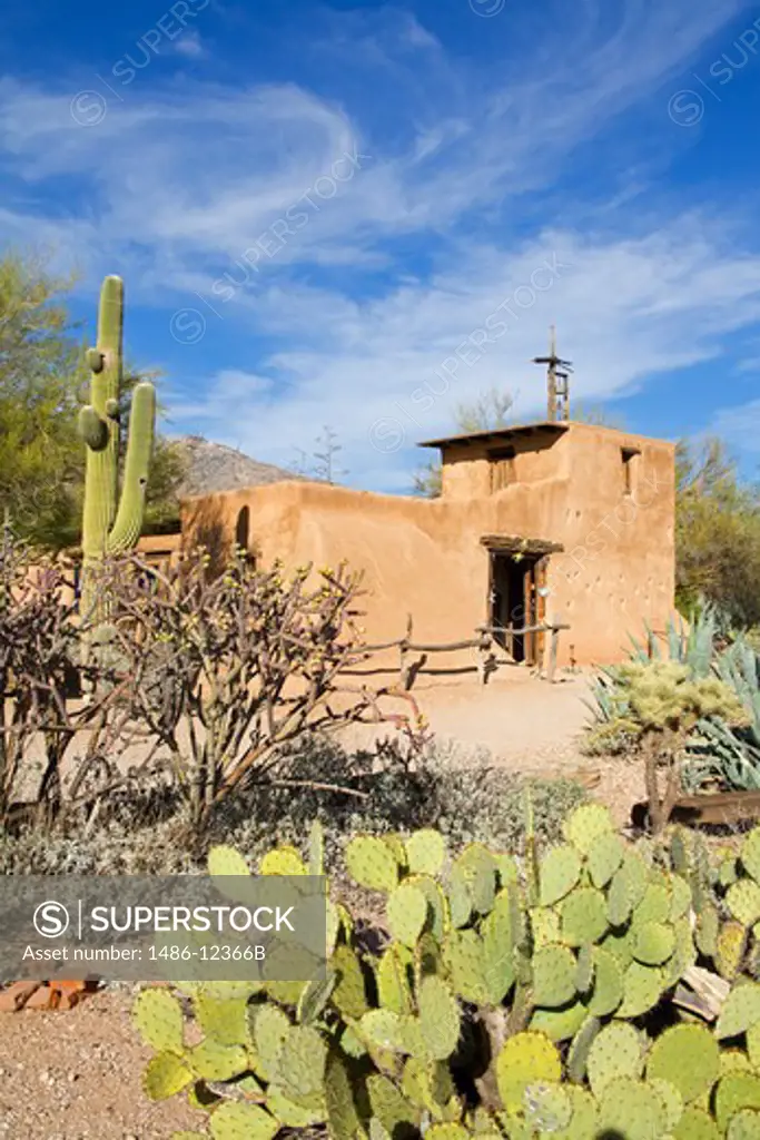 Facade of a chapel, DeGrazia Gallery, Tucson, Pima County, Arizona, USA