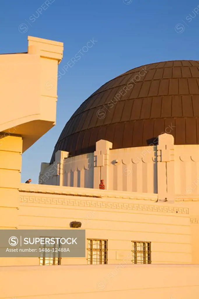 High section view of a building, Griffith park Observatory, Los Angeles, California, USA