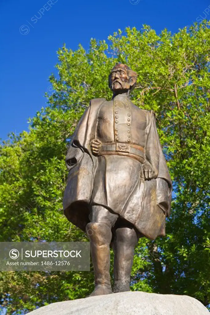 Statue of Major General Jesse Lee Reno, Powning Veterans Memorial Park, Reno, Nevada, USA