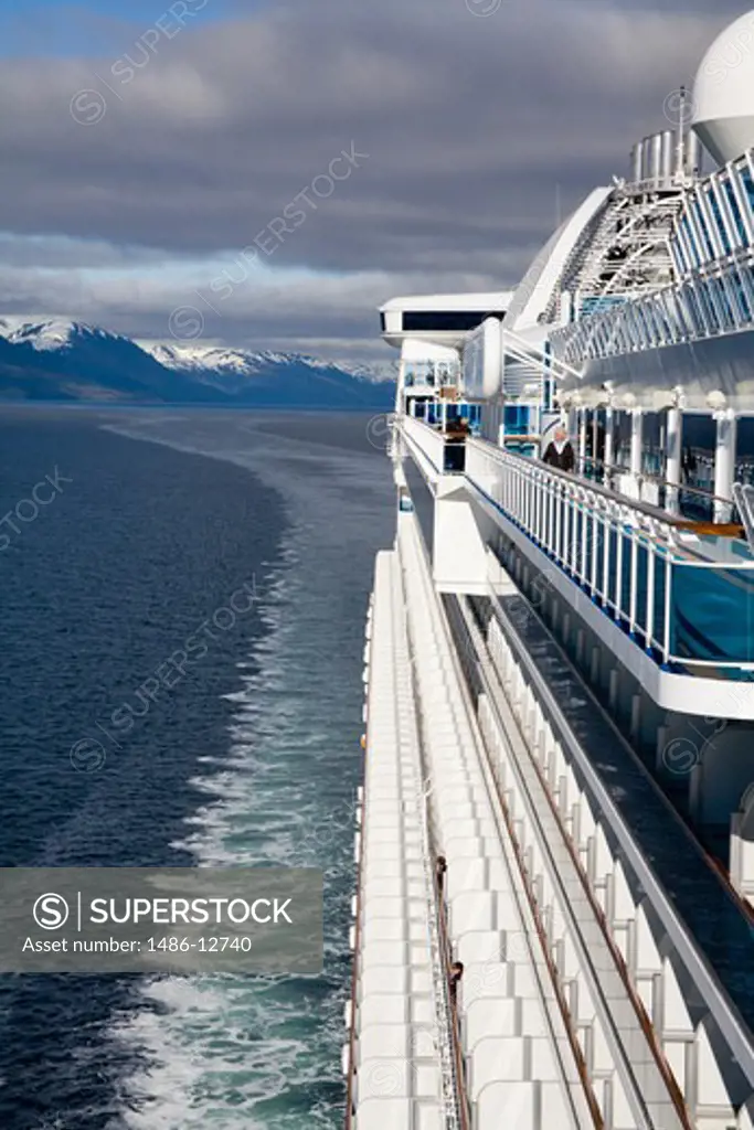 Star Princess cruise ship in the sea, Martial Mountains, Beagle Channel, Tierra Del Fuego, Patagonia, Argentina