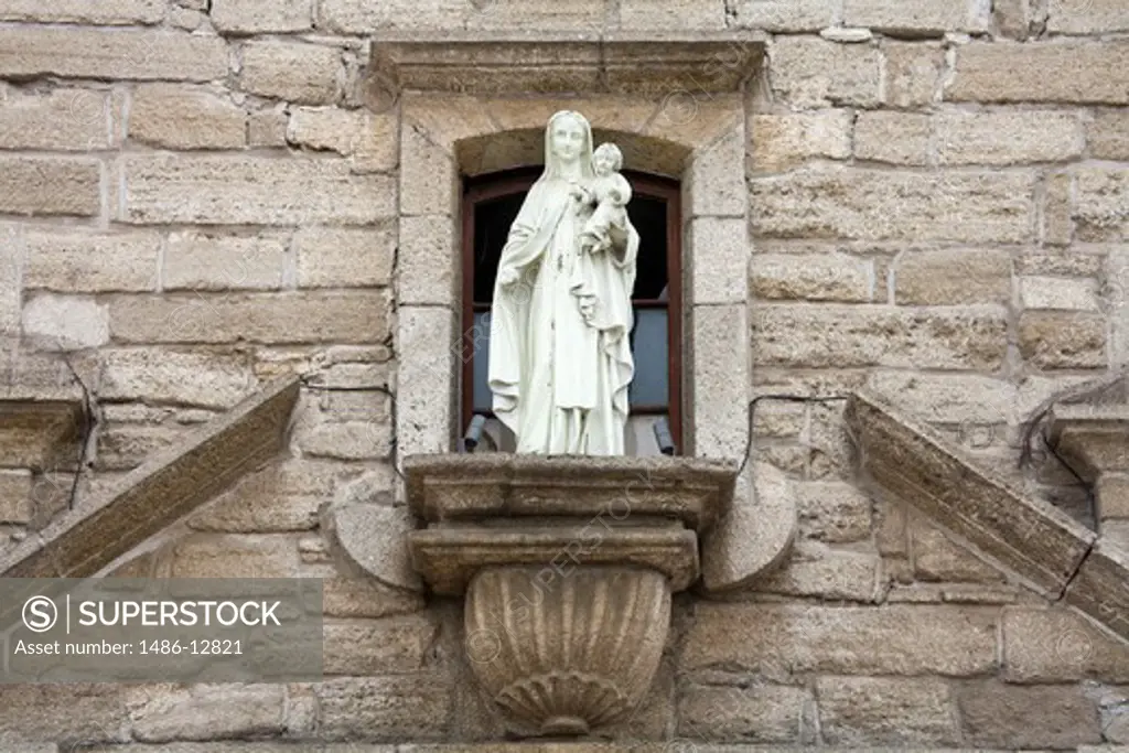 Virgin Mary statue at a church, Santo Domingo Church, La Serena, Coquimbo, Norte Chico, Chile