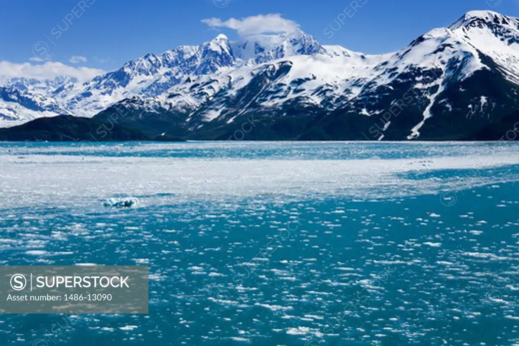 USA, Southeast Alaska, Yakutat Bay, Gulf of Alaska, Hubbard Glacier
