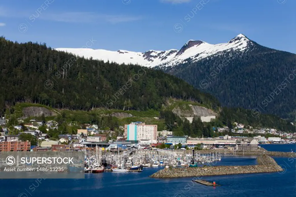 City at the waterfront, Ketchikan, Alaska, USA