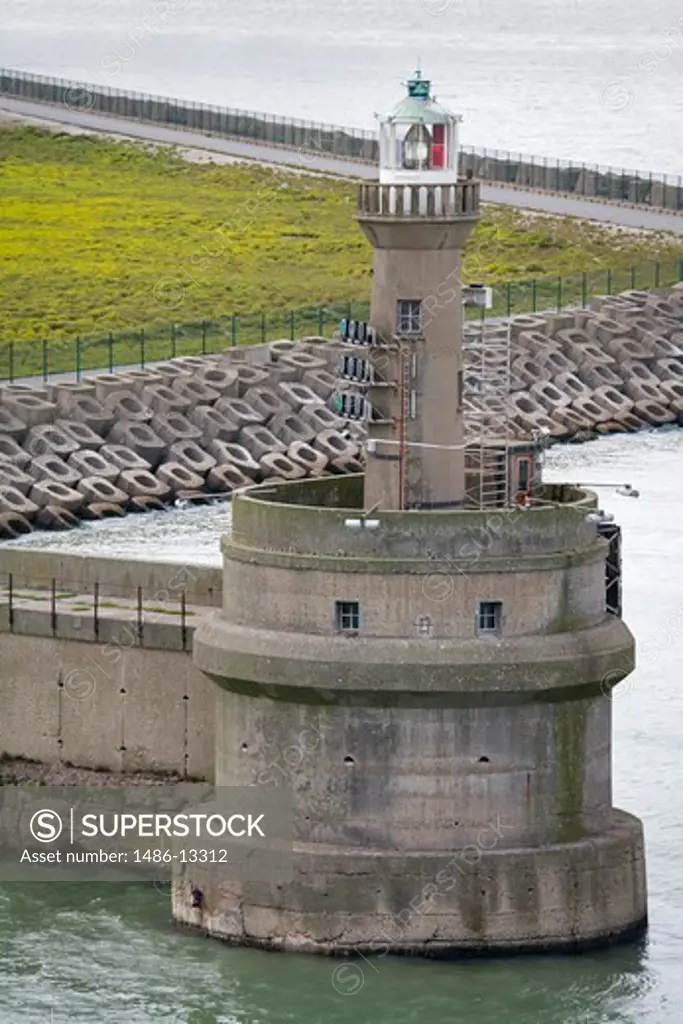 Lighthouse, Old Mole Lighthouse, Port of Bruges-Zeebrugge, Bruges, Belgium