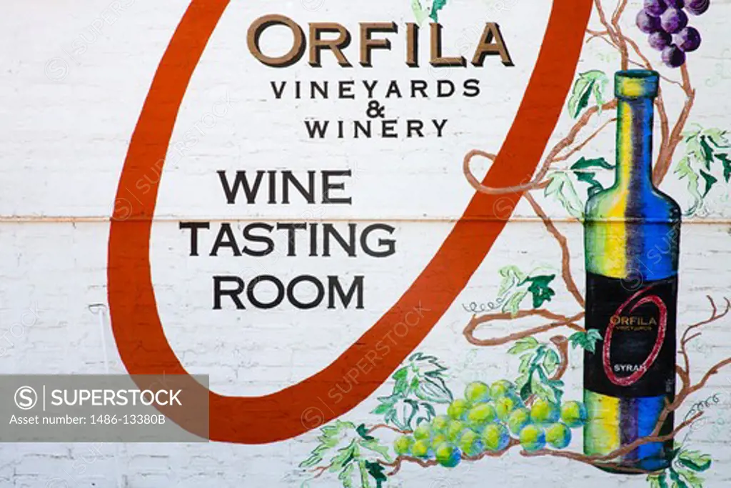 Orfila wine tasting rooms at Wynola Junction, San Diego County, California, USA
