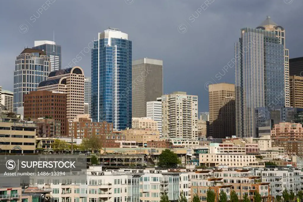 USA, Washington State, Seattle skyline