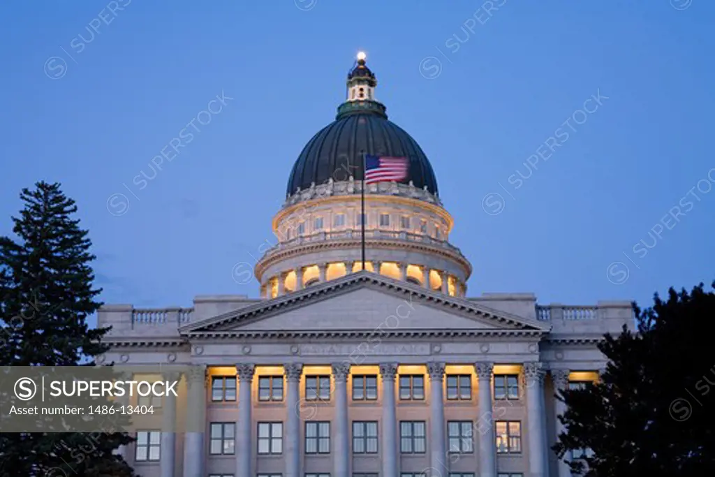 USA, Utah, Salt Lake City, State Capitol Building