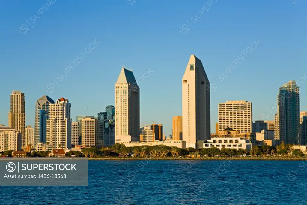 Buildings at the waterfront, San Diego, California, USA
