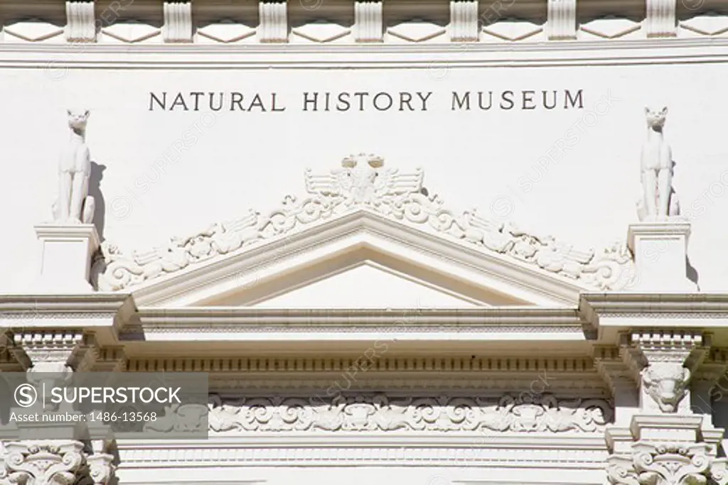 Low angle view of a museum, San Diego Natural History Museum, Balboa Park, San Diego, California, USA