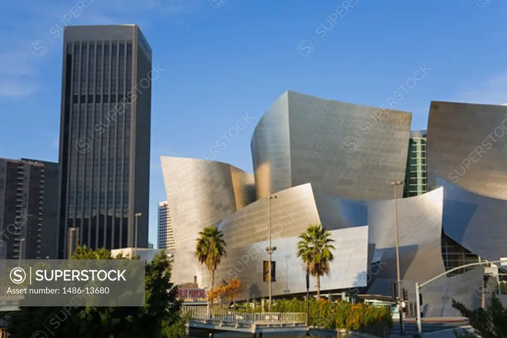 Concert hall in a city, Walt Disney Concert Hall, Los Angeles, California, USA