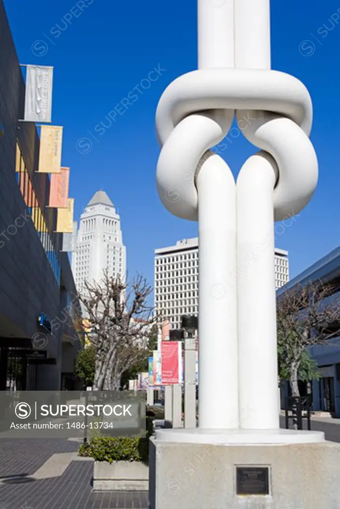 Sculpture in a city, Friendship Knot, Little Tokyo, Los Angeles, California, USA