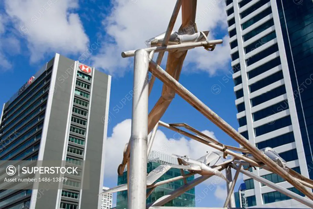Flight Trainer for Albatross sculpture by Greer Twiss, Quay Street, Auckland, North Island, New Zealand