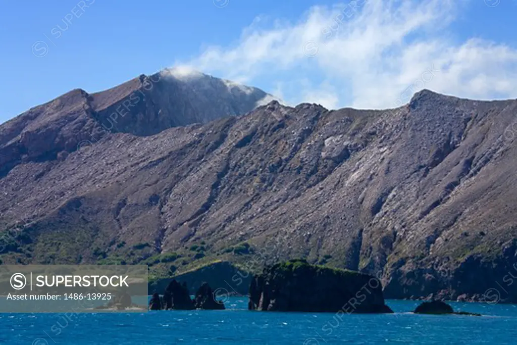White Island (Whakaari) active marine volcano in the Bay of Plenty, North Island, New Zealand