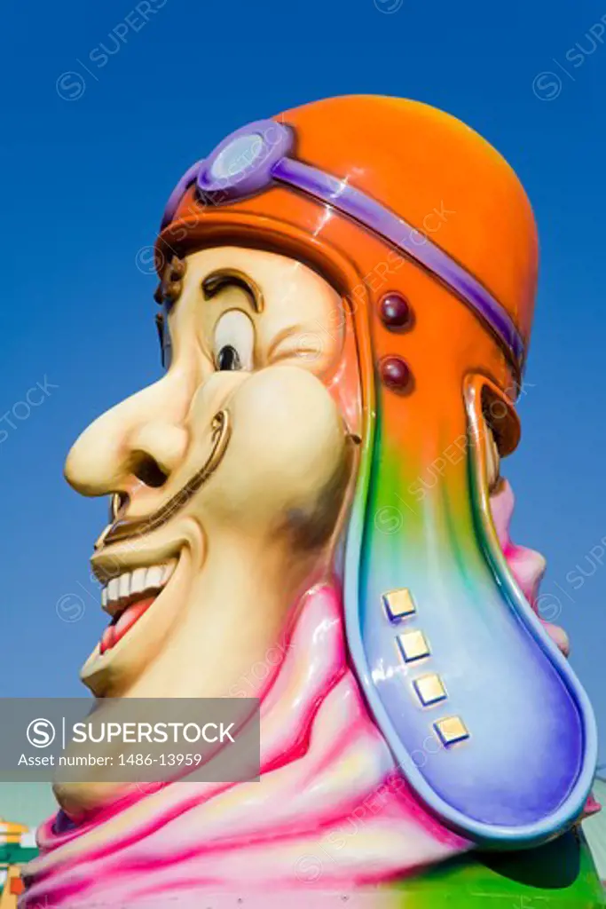 Sculpture at an amusement park, Orange County Fair, Costa Mesa, Orange County, California, USA
