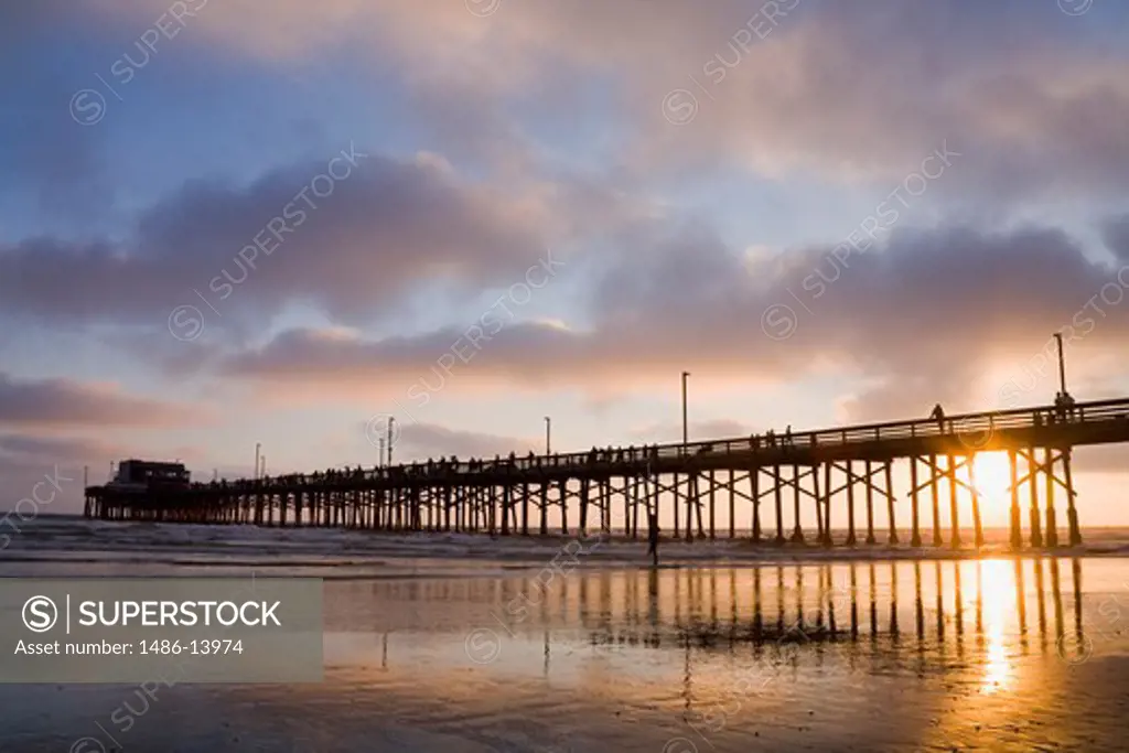 Pier at Newport Beach, Orange County, California, USA