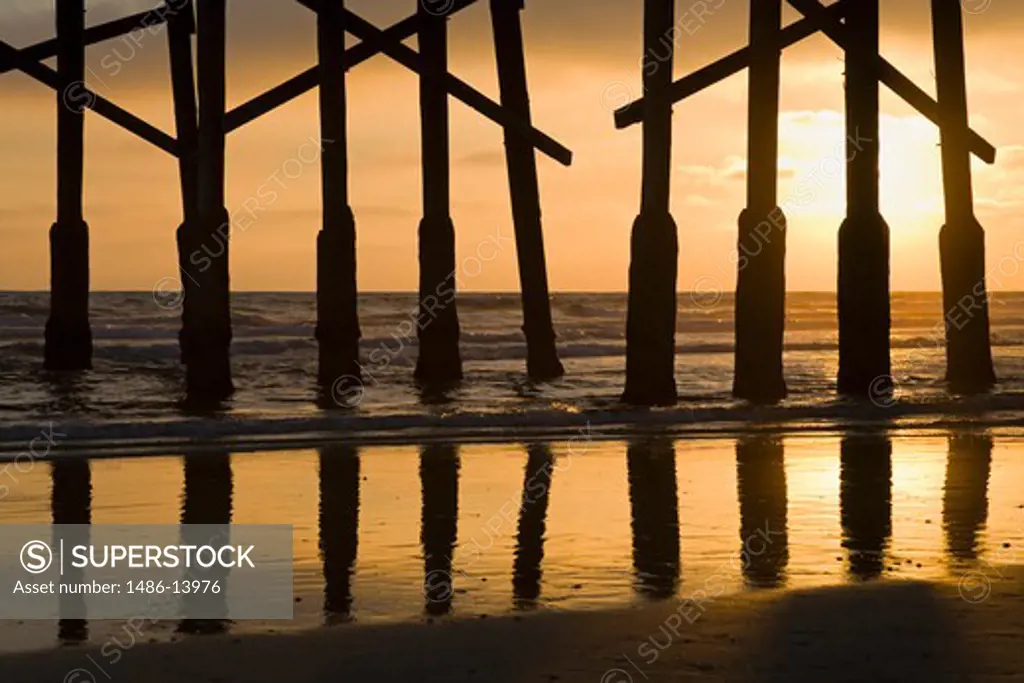 Pier at Newport Beach, Orange County, California, USA