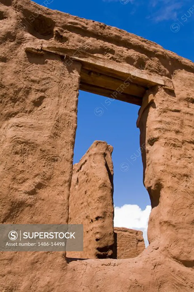 Ruins of a hospital, Fort Union National Monument, Las Vegas, San Miguel County, New Mexico, USA