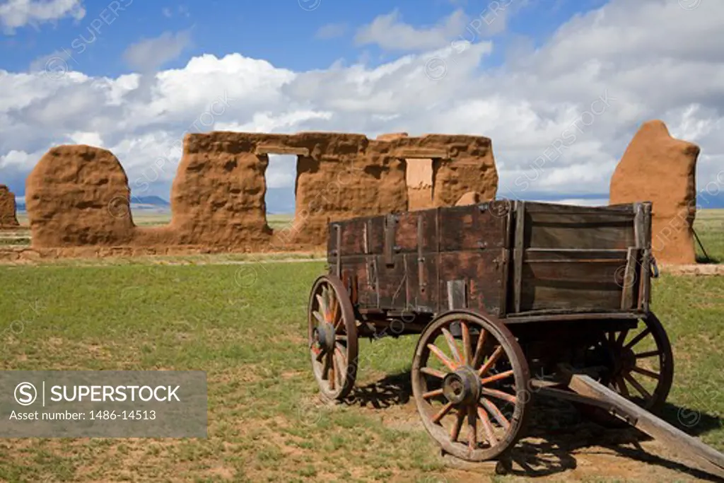 Ruins of a monument, Fort Union National Monument, Las Vegas, San Miguel County, New Mexico, USA