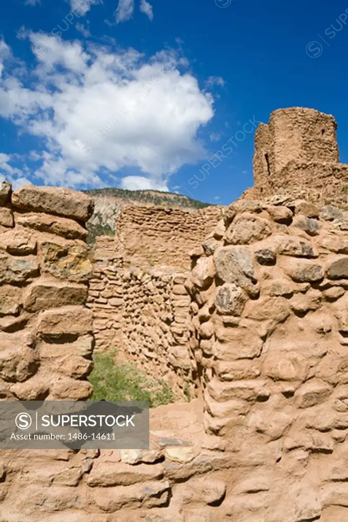 USA, New Mexico, Albuquerque, Jemez State Monument, Pueblo ruins