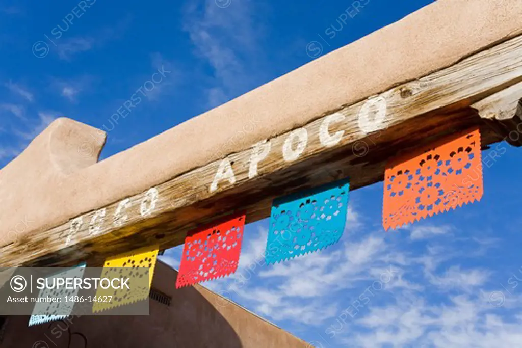 USA,New Mexico, Albuquerque, Old Town District, Poco Apoco patio