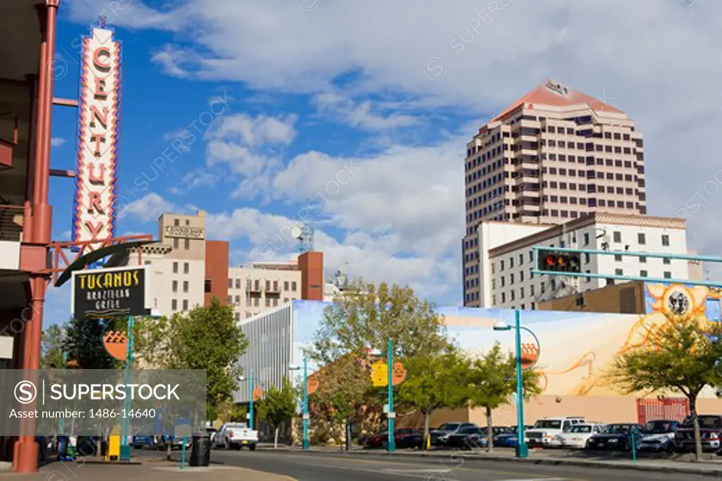 USA,New Mexico, Albuquerque, Central Avenue