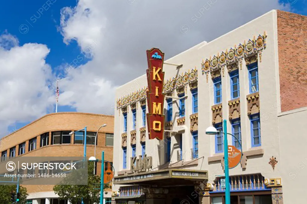 USA,New Mexico, Albuquerque, Central Avenue, KiMo Theatre