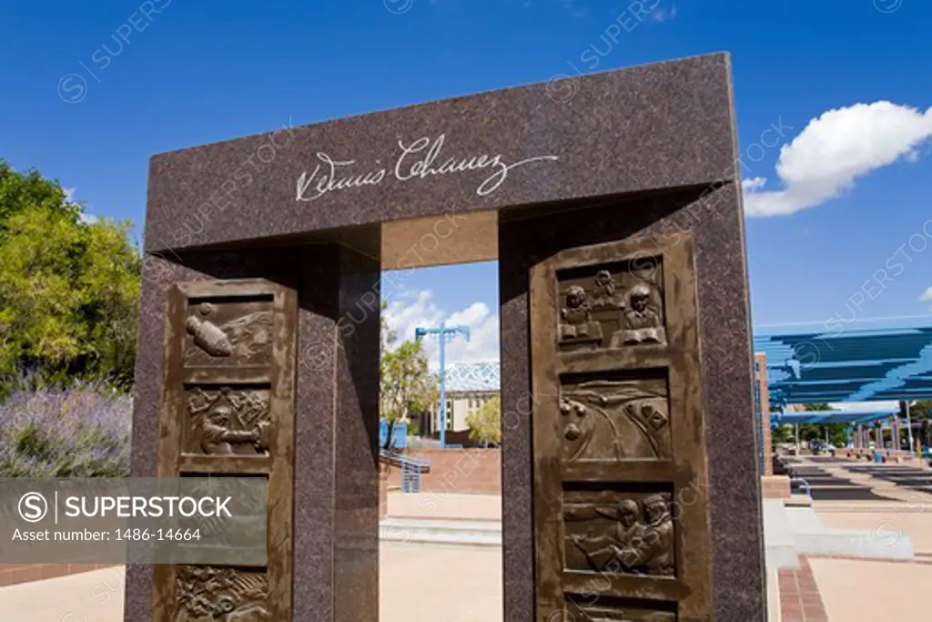 USA,New Mexico, Albuquerque, Civic Plaza, Memorial
