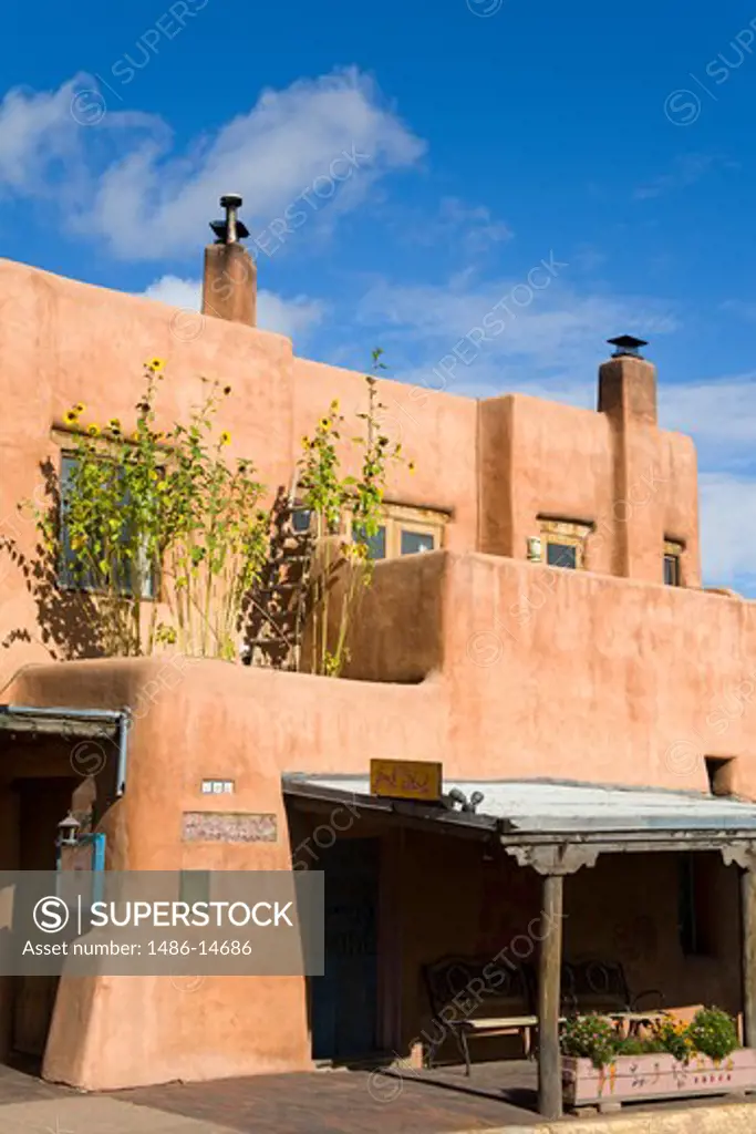 USA, New Mexico, Santa Fe, Old Santa Fe Trail, The Pink Adobe Restaurant