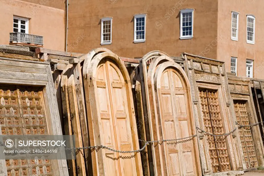 USA, New Mexico, Santa Fe, Alameda Street, Seret & Sons architectural salvage store