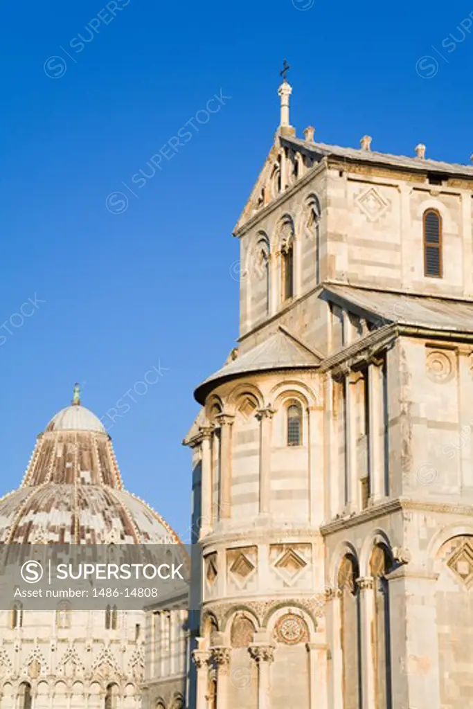 Duomo & Baptistry in Pisa City, Tuscany, Italy, Europe