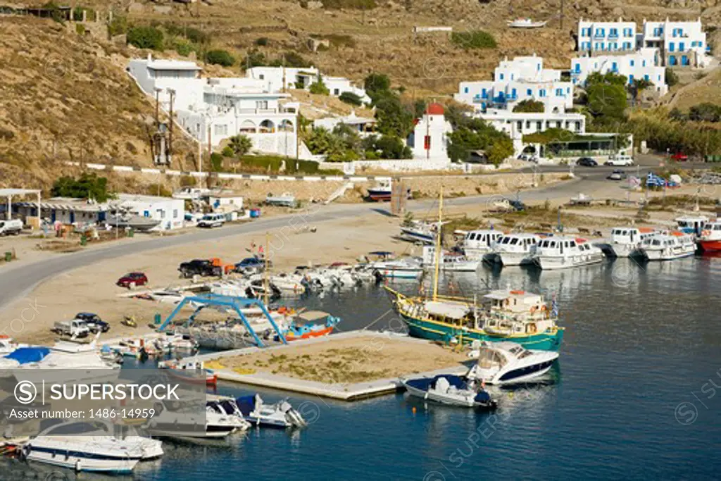 Port in Mykonos Town, Island of Mykonos, Cyclades, Greece, Europe