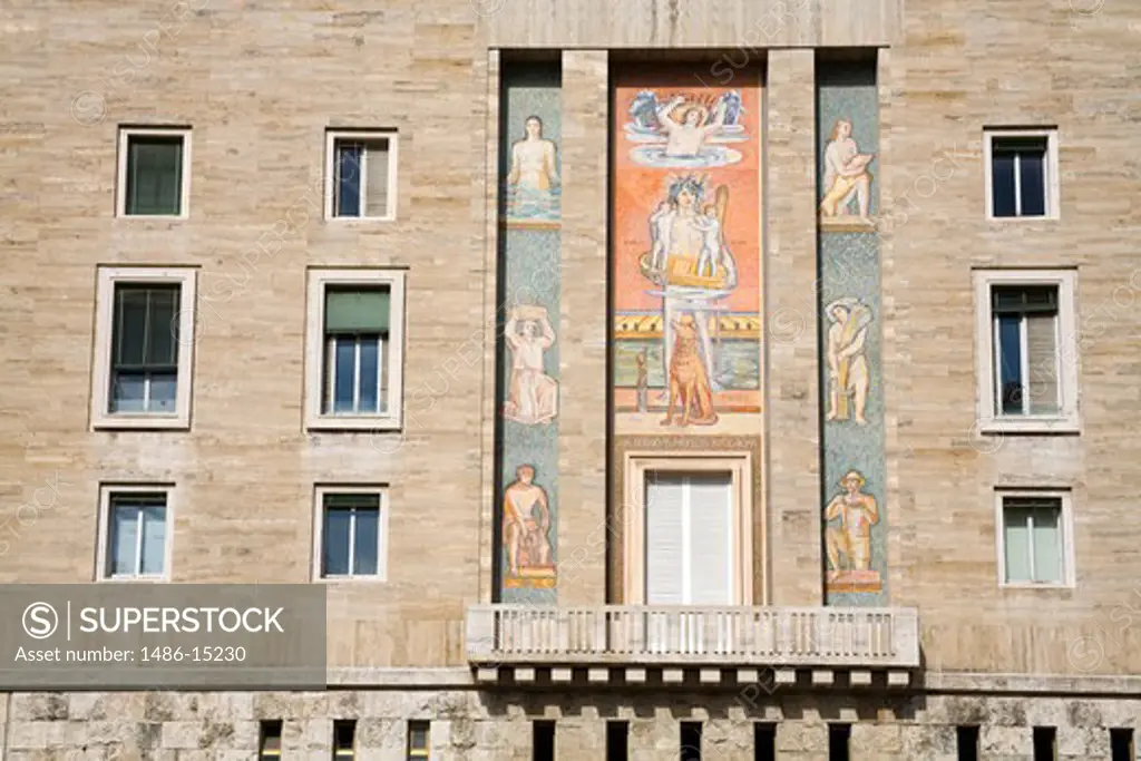 National Institute Office Building 2 in Piazza Augusto,Rome,Italy,Europe