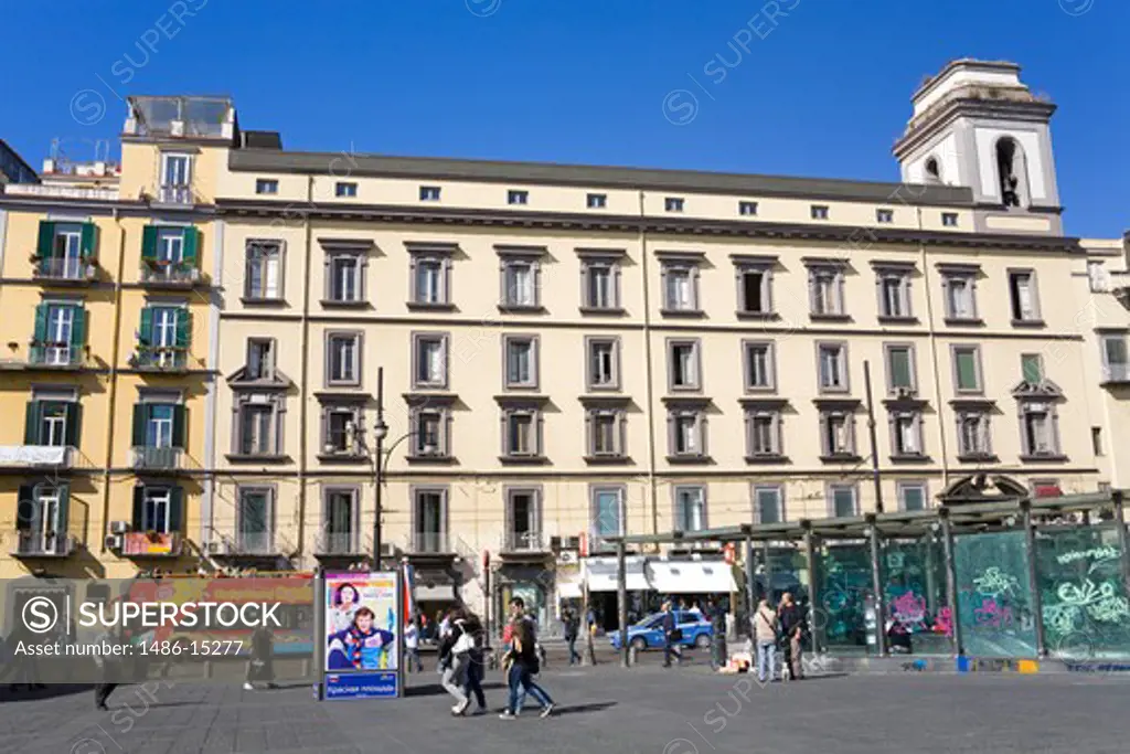 Piazza Dante in Naples, Campania, Italy, Europe