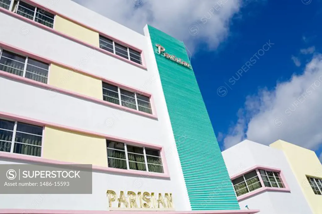 Parisian Hotel on Collins Avenue, South Beach, Miami Beach, Florida, USA