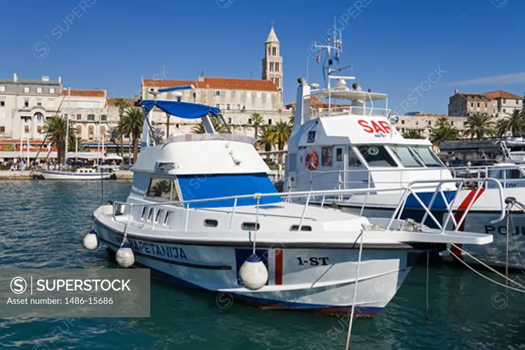 Boats in Split, Croatia, Europe