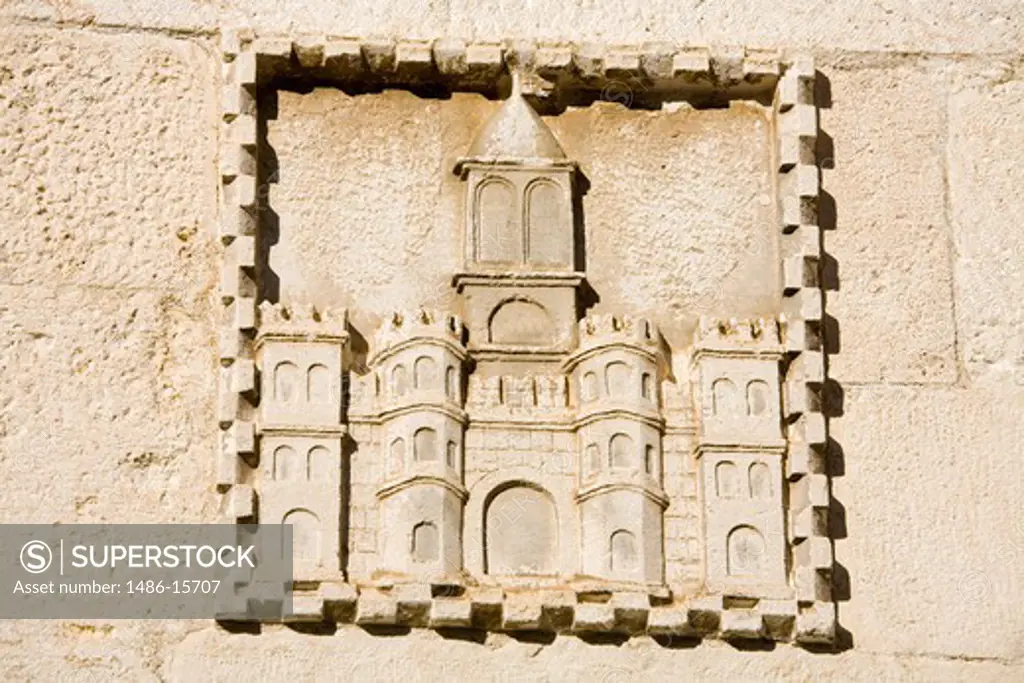 Detail of the Town Hall in Narodni Square, Diocletian's Palace, Split, Croatia, Europe