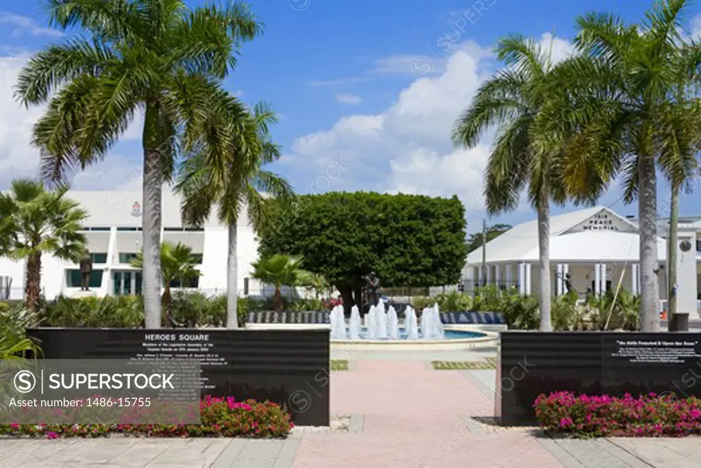 Heroes Square in George Town, Grand Cayman, Cayman Islands, Greater Antilles, Caribbean