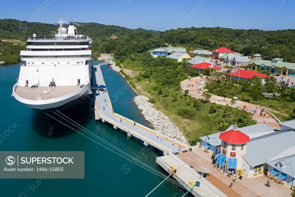 Ship at the Mahogany Bay Cruise Center, Roatan Island, Honduras