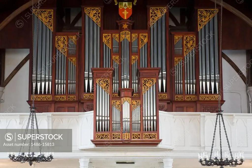 Organ in Christ Church Cathedral, Nassau, New Providence Island, Bahamas