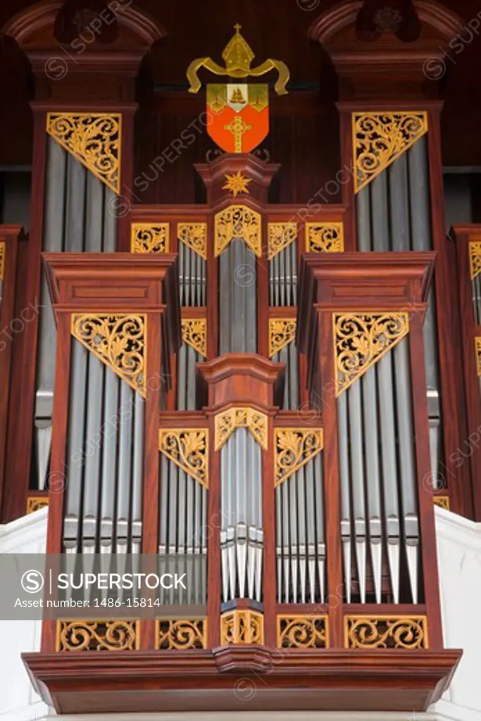 Organ in Christ Church Cathedral, Nassau, New Providence Island, Bahamas