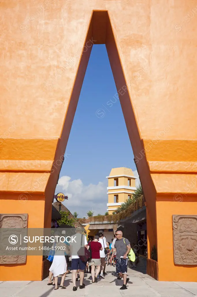 Mexico, Quintana Roo, Costa Maya, Entrance to Port